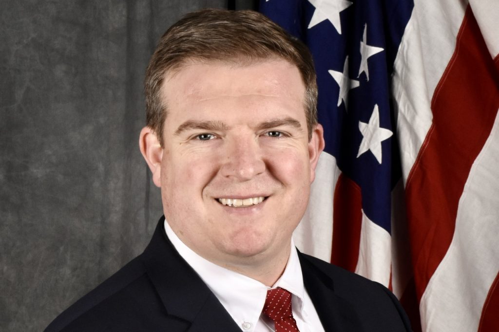 Berks County Assistant District Attorney Justin Bodor announces