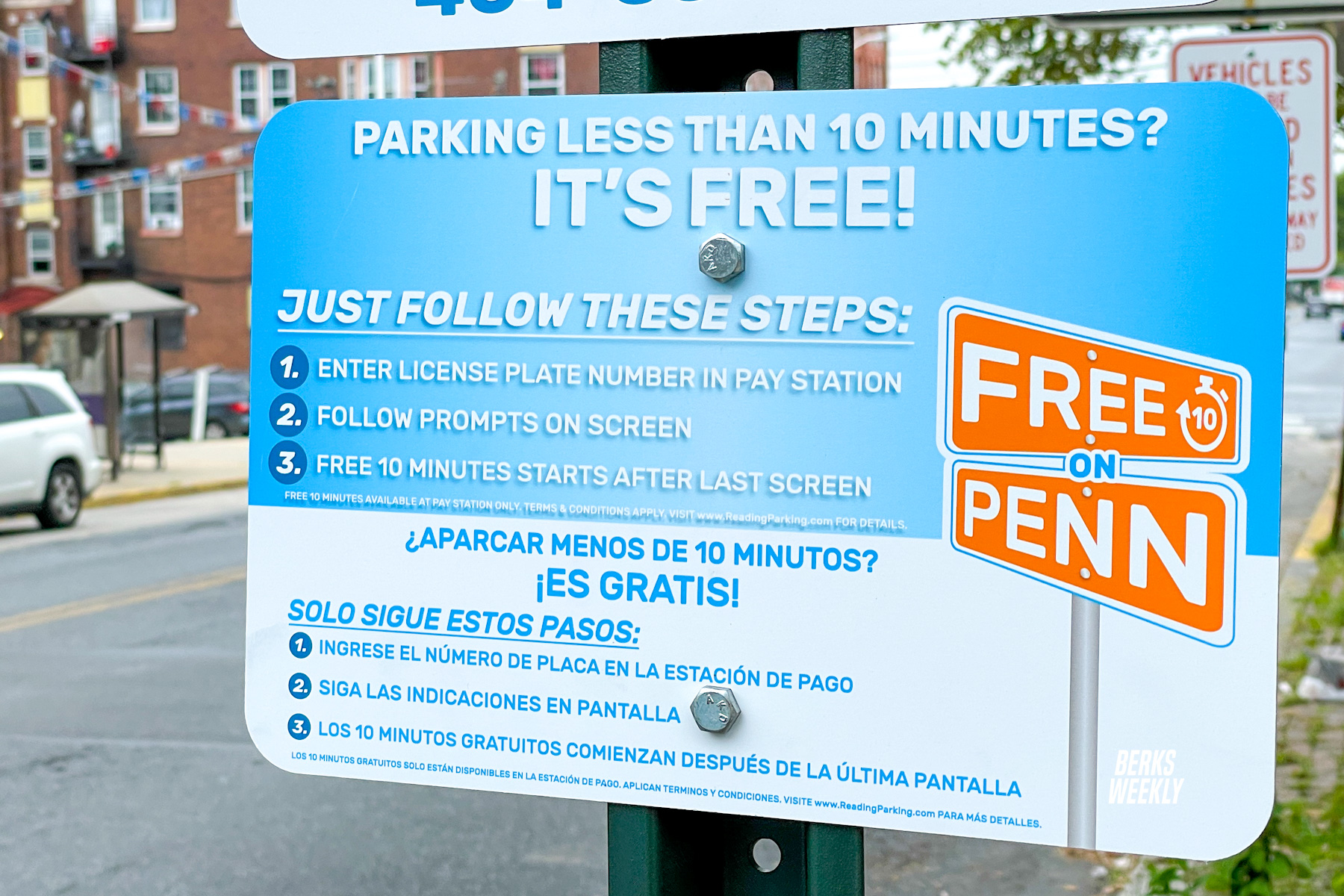 Reading Parking Authority introduces ‘Free 10 on Penn’ parking initiative