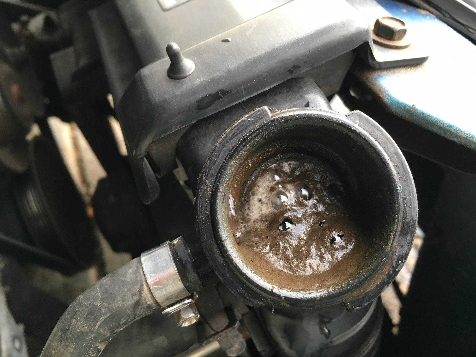 Car Overheated and Radiator Boiled. Because of Low Coolant/not Burping