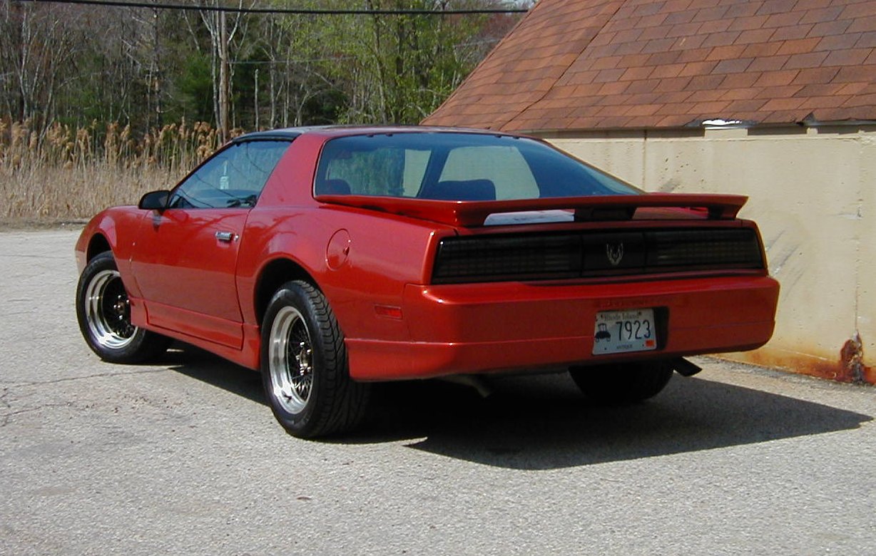 John in RI Maroon 1987 Pontiac Firebird Trans AM