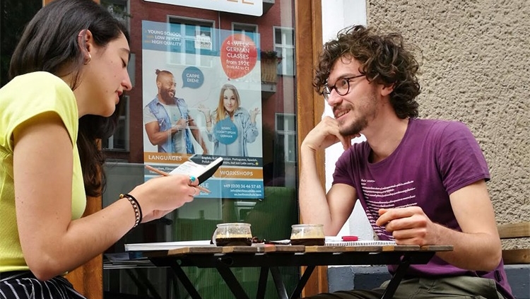 Too shy to speak Goethe's language? Join our German conversation course!