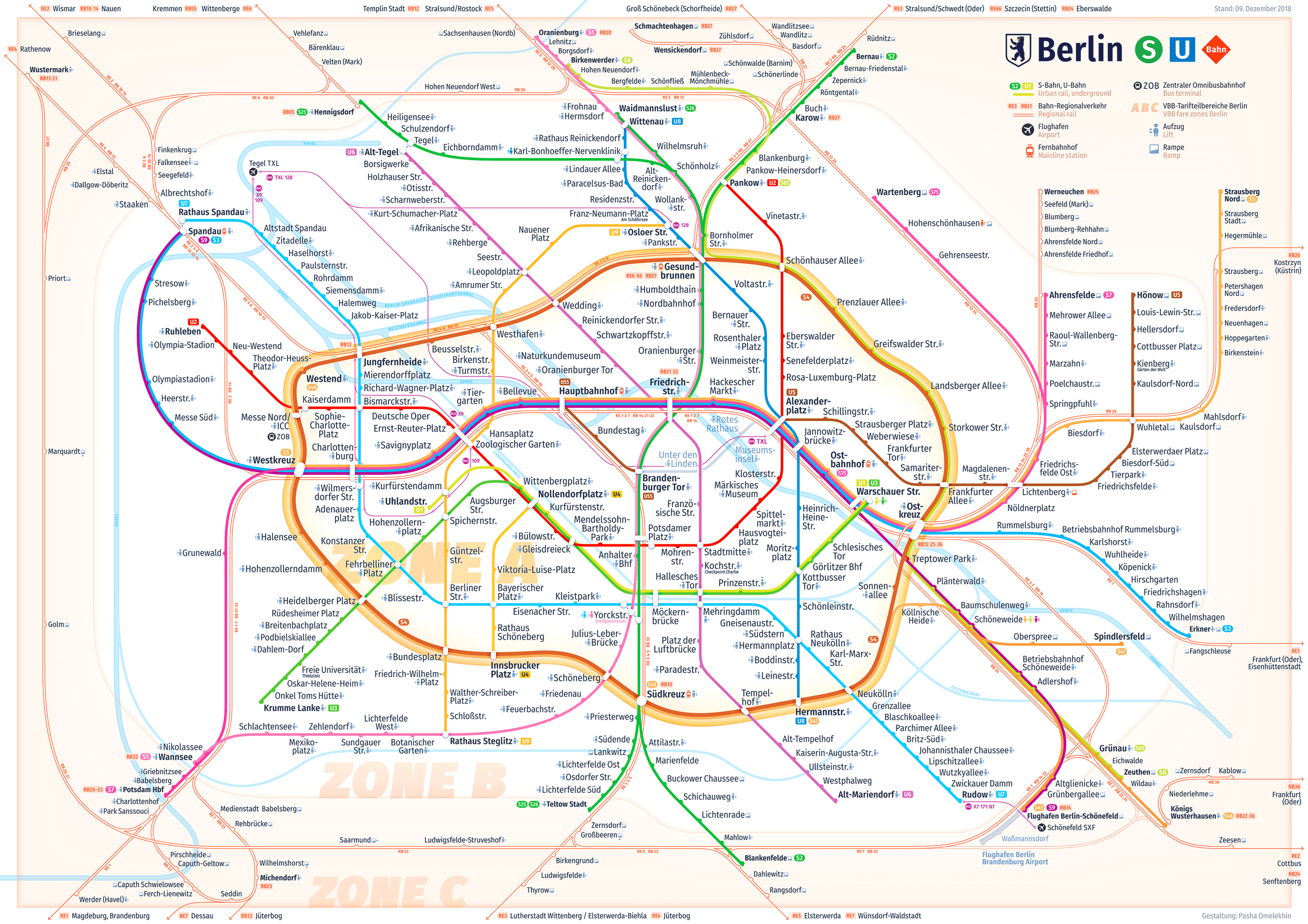 New Berlin rapid transit route map