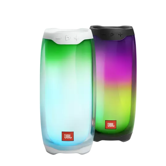 JBL Pulse 4 Portable Bluetooth Waterproof Speaker Black White