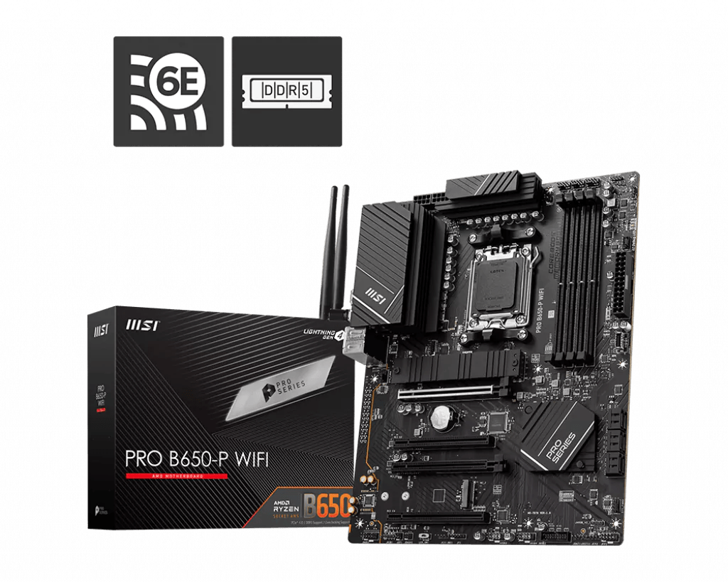 MSI Pro B650P WIFI AMD Ryzen 7000 Series AM5 Motherboard Bermor Techzone