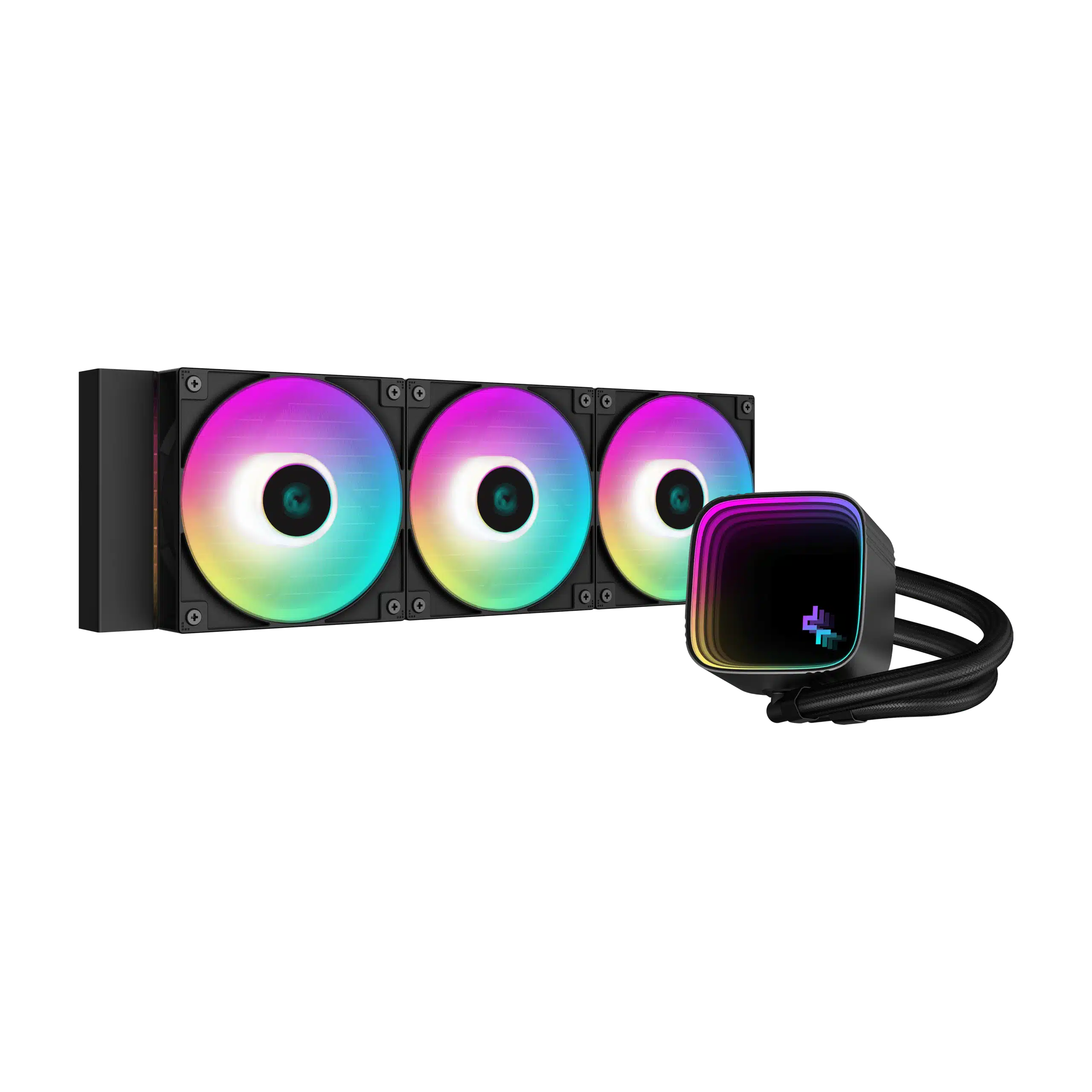 Deepcool LS720 SE 360mm AIO CPU Cooler, 3x120mm aRGB Fans (FE120