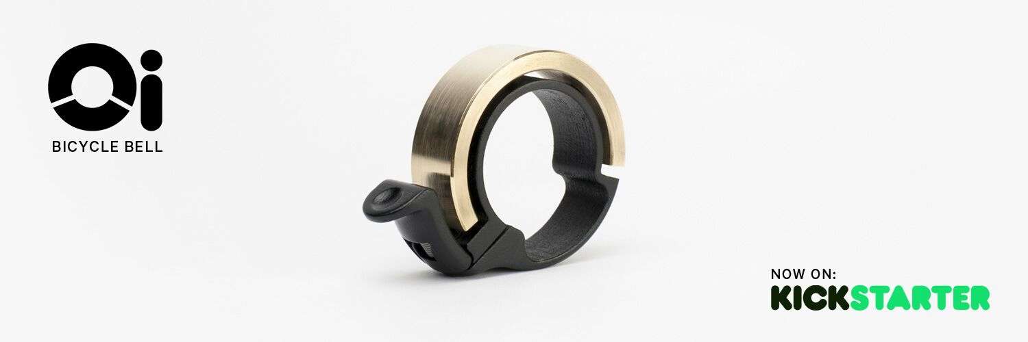 Knog Oi Bike Low Profile Bike Bell Now in Crowdfunding