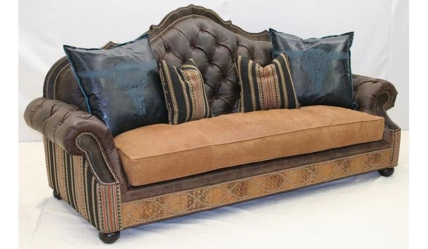 American Made Leather Sofa Set