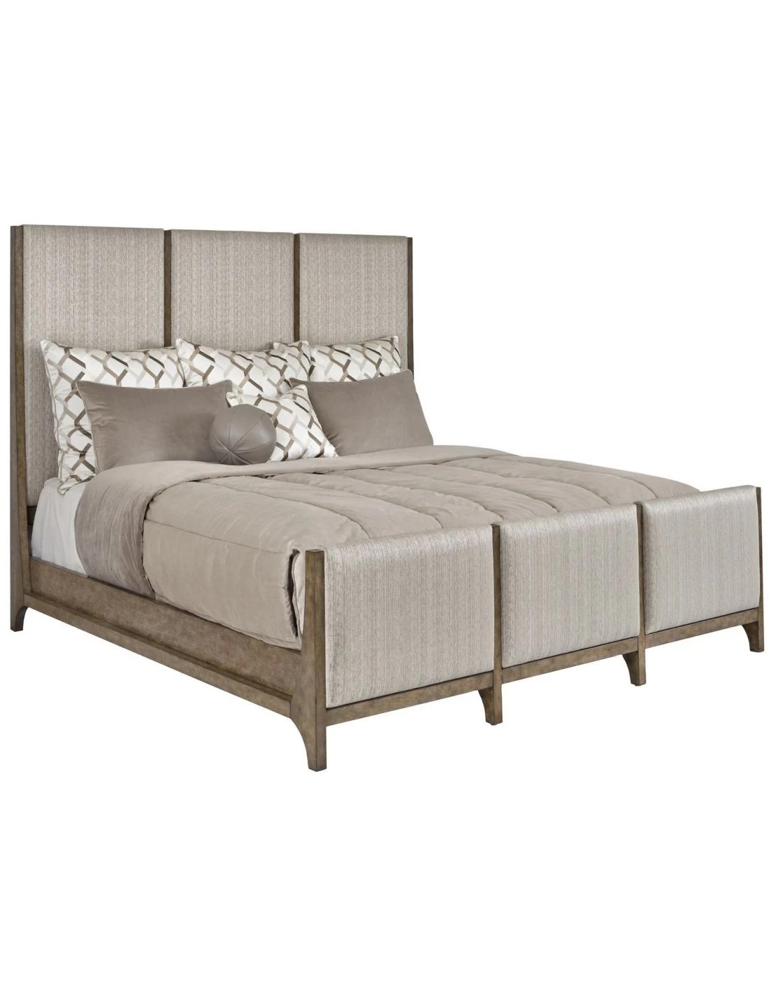 Classy metropolitan designed master bed
