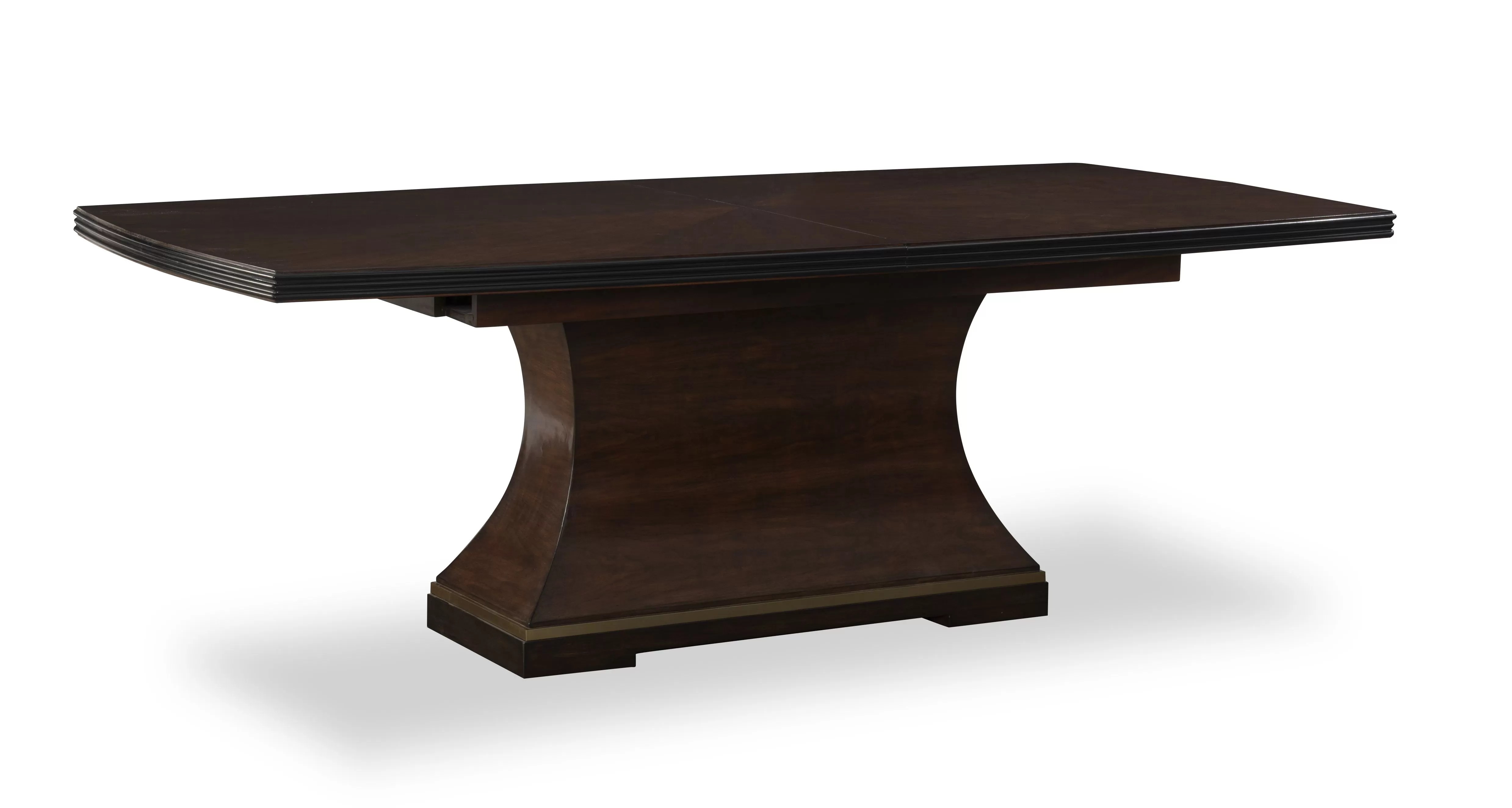 High style transitional dining table