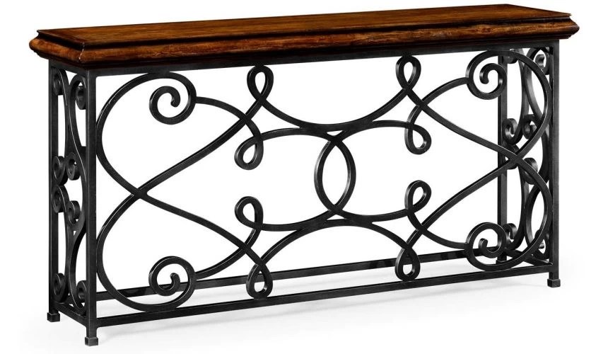 Wrought Iron Sofa Table Base Baci Living Room