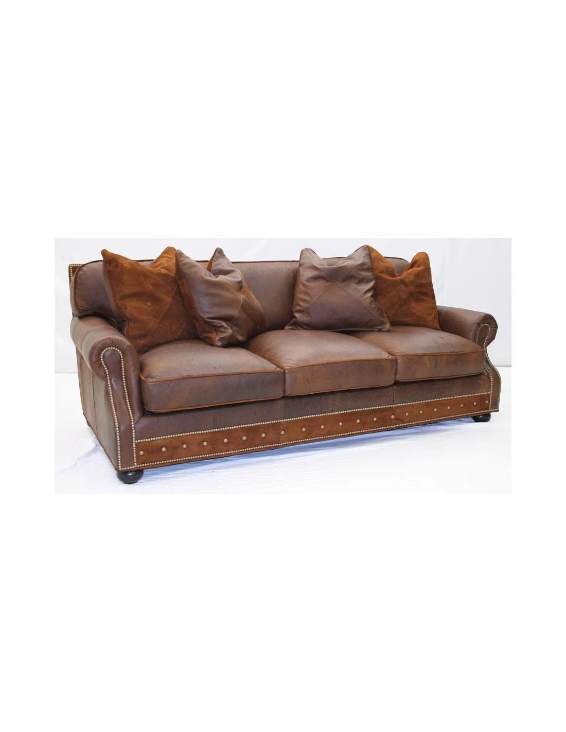 AmericanMade Comfortable Leather Sofa