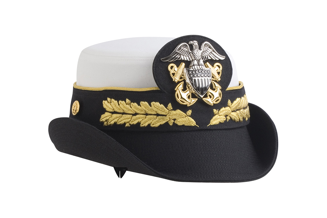Navy Admiral Bucket Hat, Women's Bernard Cap Genuine Military