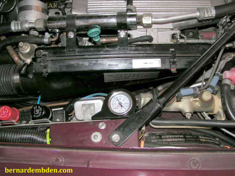 Final orientation of the gauge face so it's in the upright position