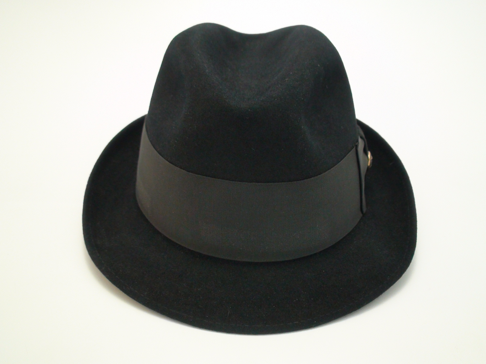 Adam Fifth Avenue Premier Black Fur Felt Fedora Hat