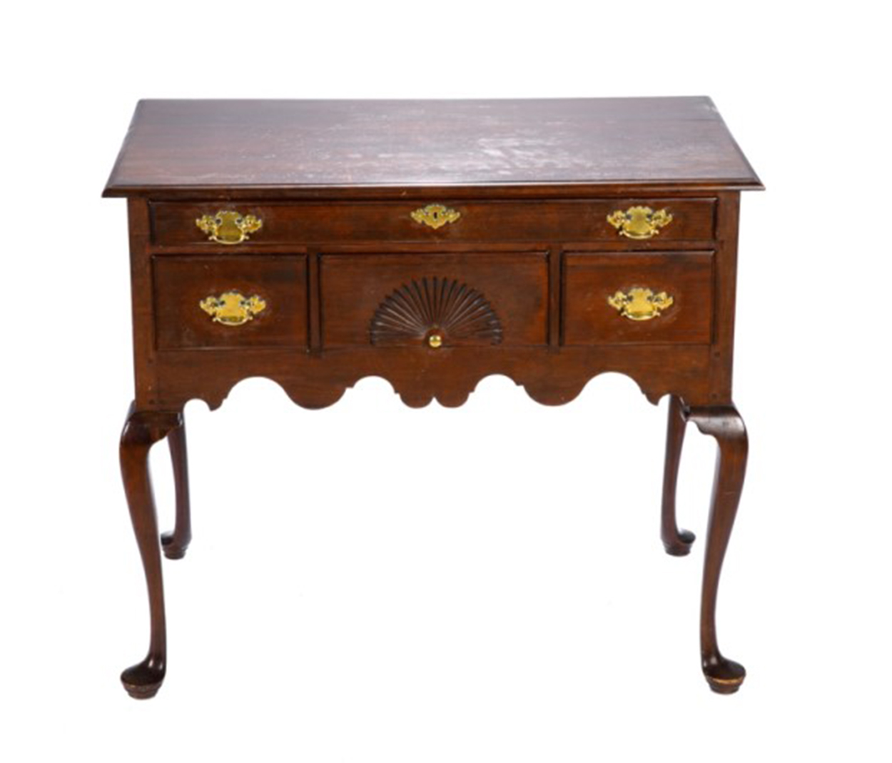 American Federal Style Cherry Wood Lowboy with 4 Drawers.