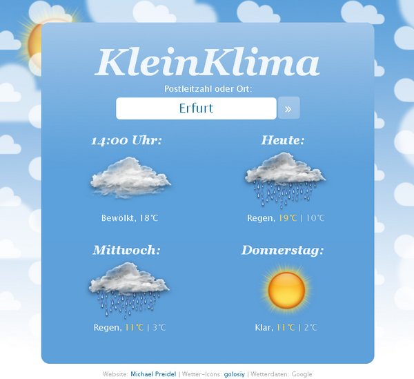 KleinKlima.de Bernds Rappelkiste