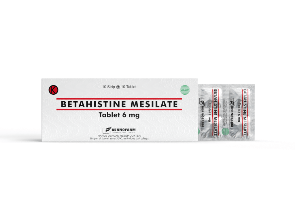 BETAHISTINE 6mg Tablet Bernofarm(04)