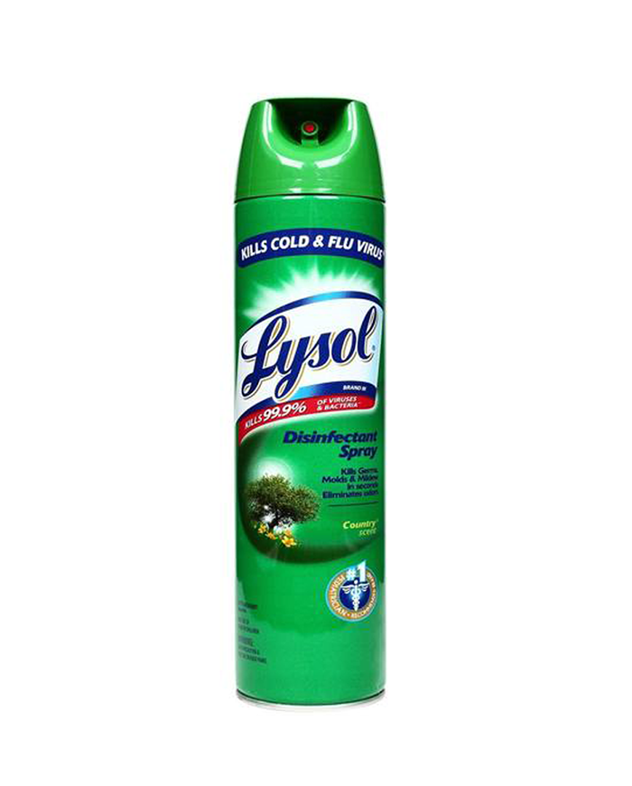 Lysol Spray Cntry 340gms L4011 Berovan Marketing Inc