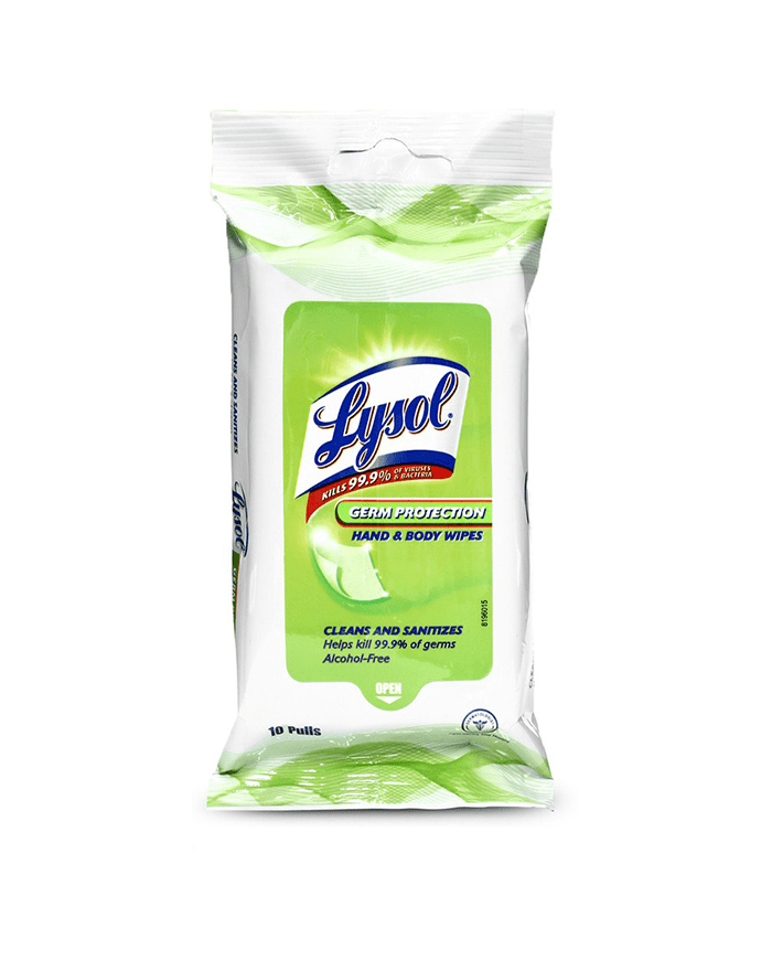 Lysol Germ PH Wipes Orig 1 X 10’s Berovan