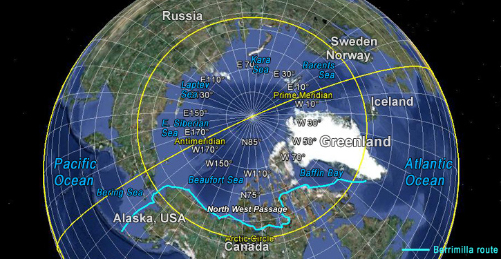 About the NW Passage Berrimilla