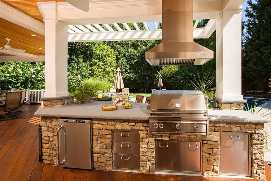 Outdoor Kitchen Contractors Near Me Berriz Design Arlington