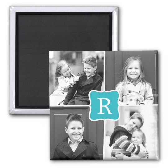 Monogram Collage Custom Photo Berry Berry Sweet