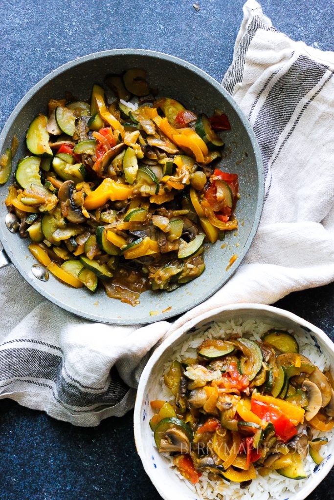 Easy sauteed vegetables Berry&Maple