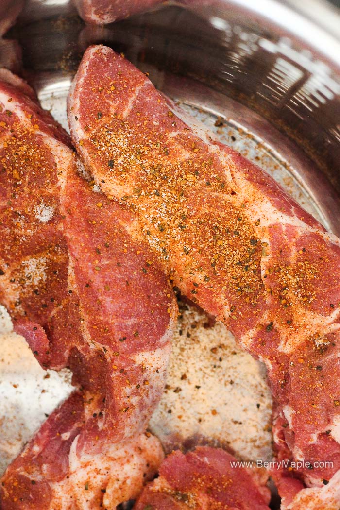 Instant pot pork roast and potatoes Berry&Maple