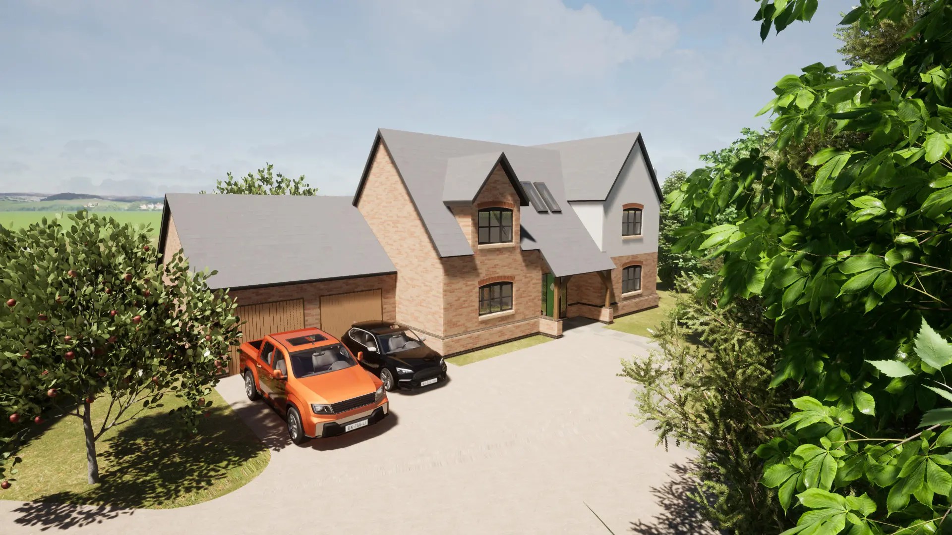 Pontesbury Hill Road. Berrys