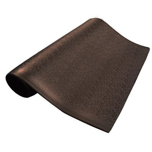 3 Ft. x 3 Ft. Black Anti Fatigue Floor Mat, Textured Pattern Bertech