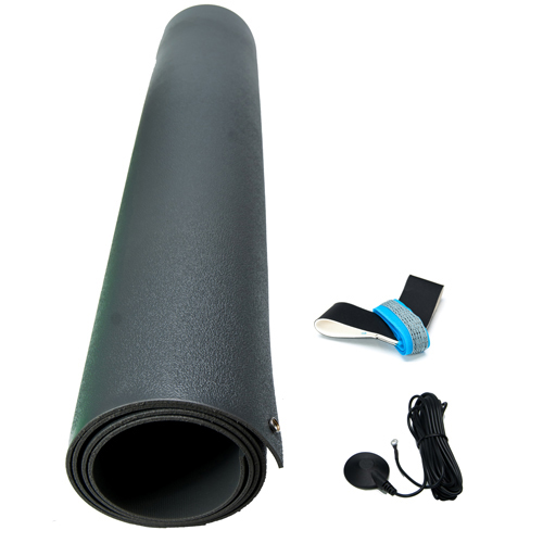 3 Ft. x 5 Ft. ESD Chair Mat Kit, Gray Color Bertech