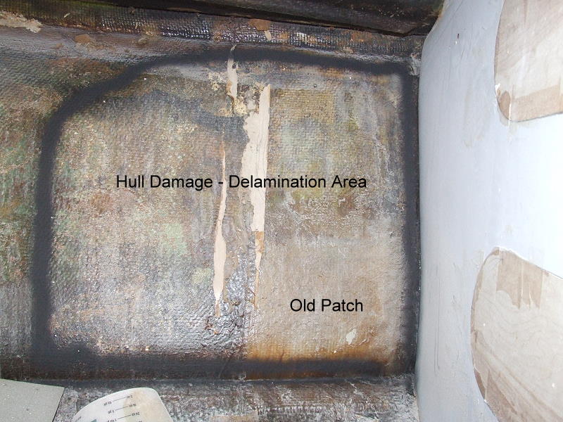 31 Hull Repair Working from the inside