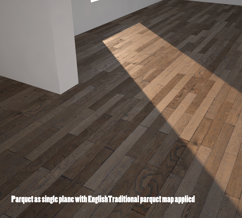 Vintage herringbone parquet tutorial and free (!) maps