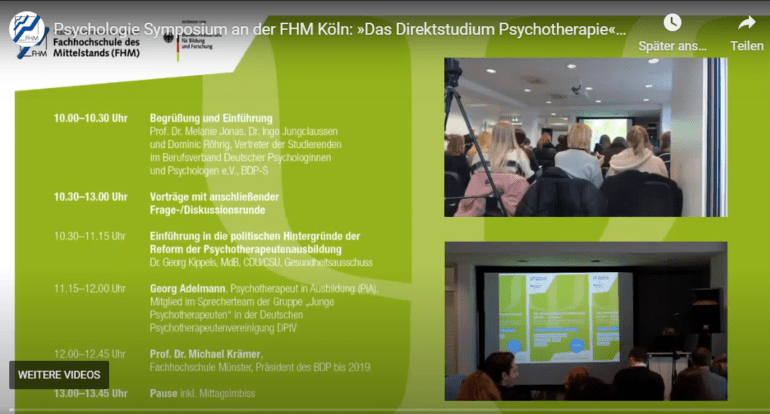 Online InfoAbend zum PsychologieStudium an der FHM Köln