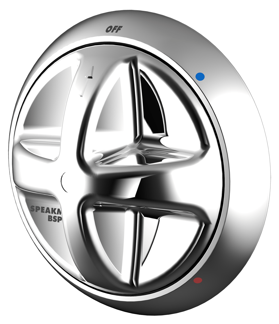 Ligature Resistant Shower Valve, Handle, & Escutcheon Plate