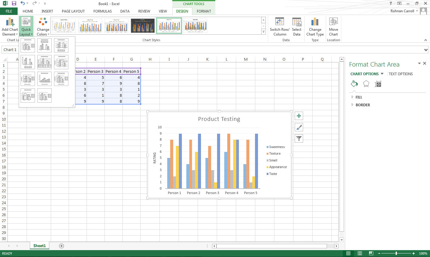 Bespoke Blog - How to Create a Chart in Excel