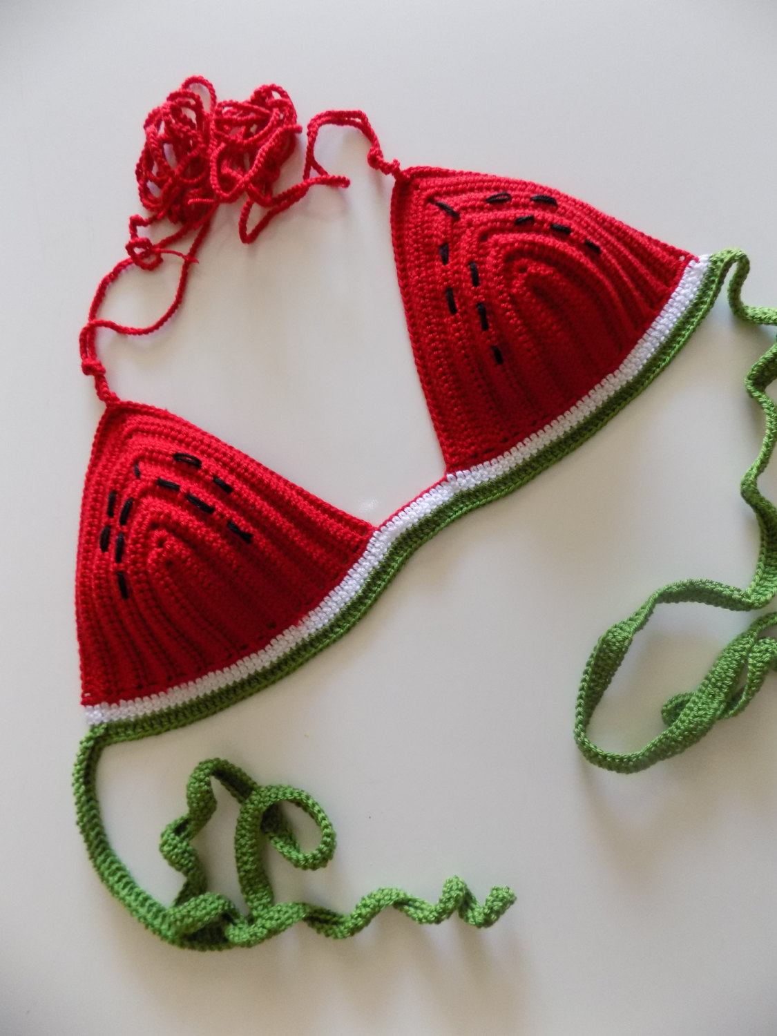 Crocheted Watermelon Bikini BespokeBug