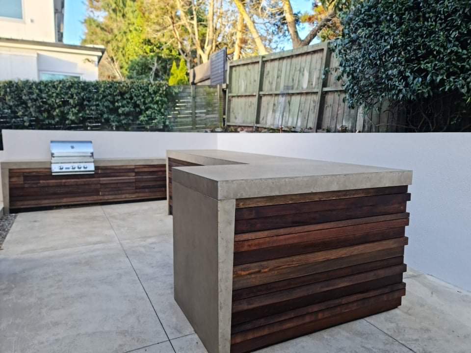 Outdoor Kitchens Auckland GFRC Custom Concrete Kitchen NZ