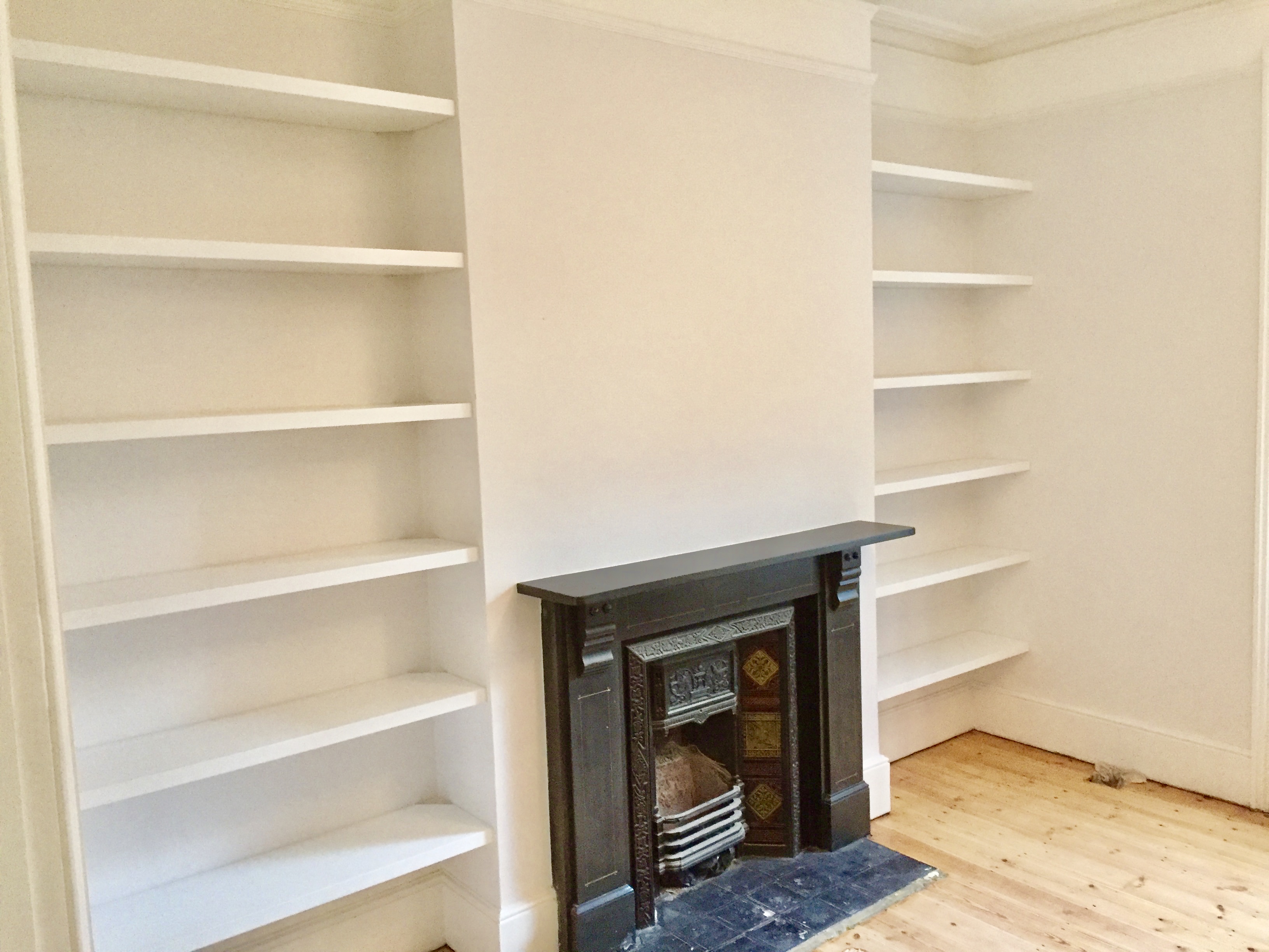 Gallery of white floating shelves Bespoke Nature