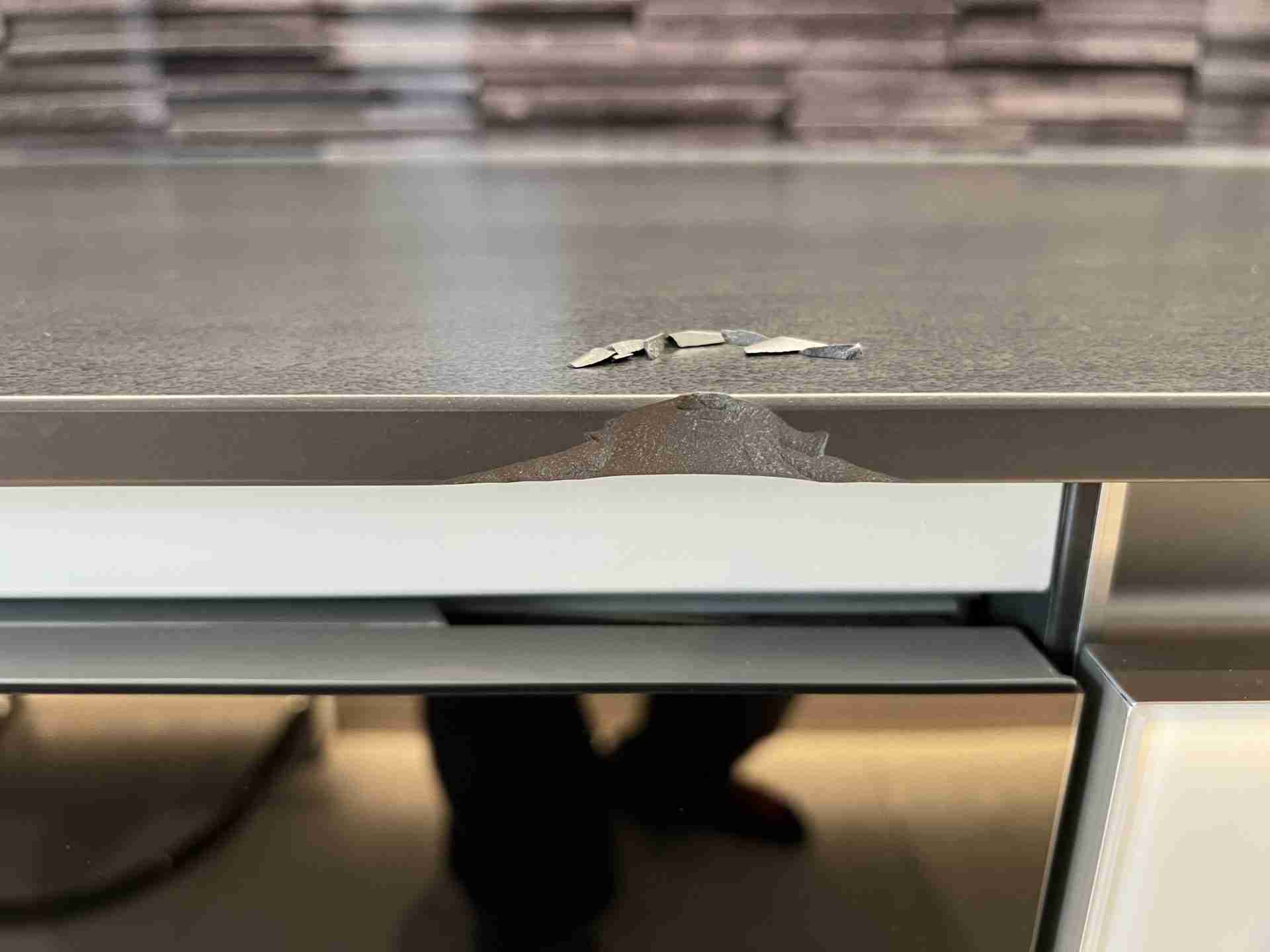 Neolith Ceramic Worktop Chip Bespoke Repairs