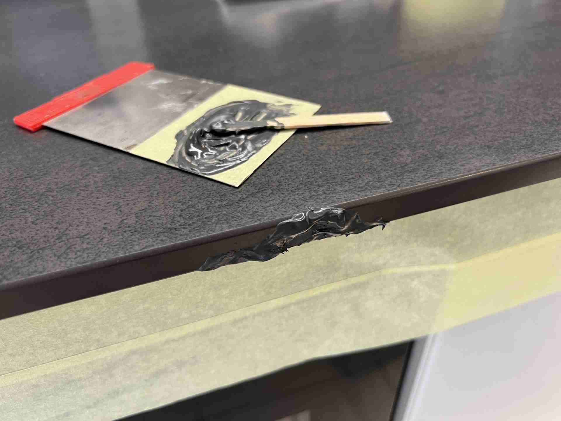 Neolith Ceramic Worktop Chip Bespoke Repairs