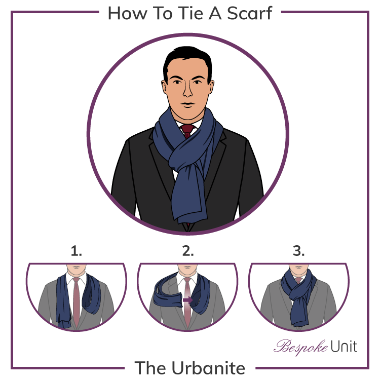 How To Fold A Scarf For Men Online