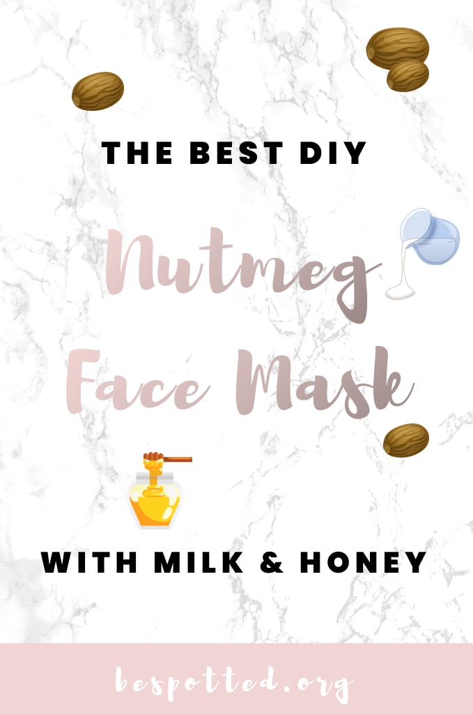 Nutmeg Face Mask with Milk & Honey Purifying and Soothing