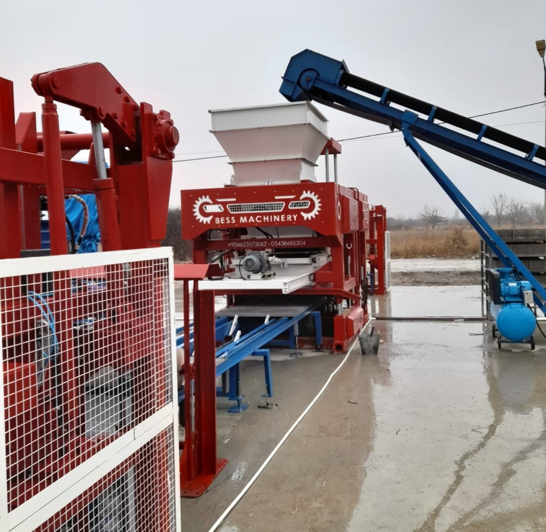 Concrete block manufacturing process BESS