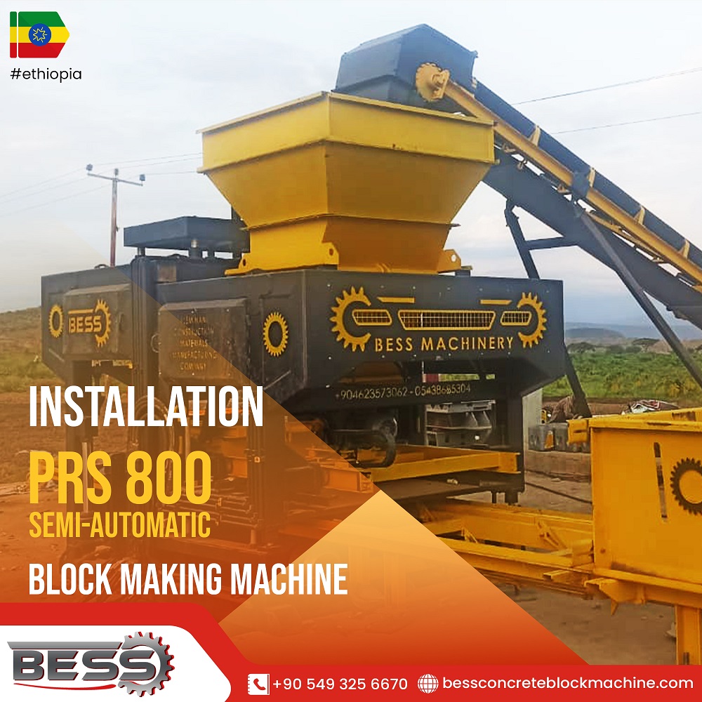 Concrete block machine In Ethiopia BESS