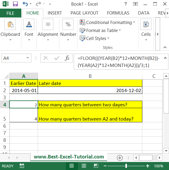 How To Calculate The Quarter In Microsoft Excel, 59 OFF