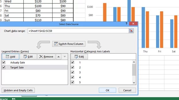 How to add target line to Excel chart - Best Excel Tutorial