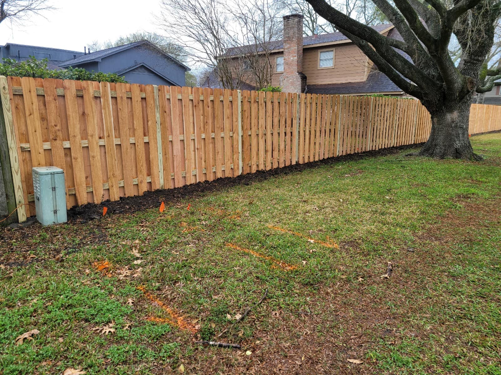 Vertical Fence With Pickets Board on Board Best Fence