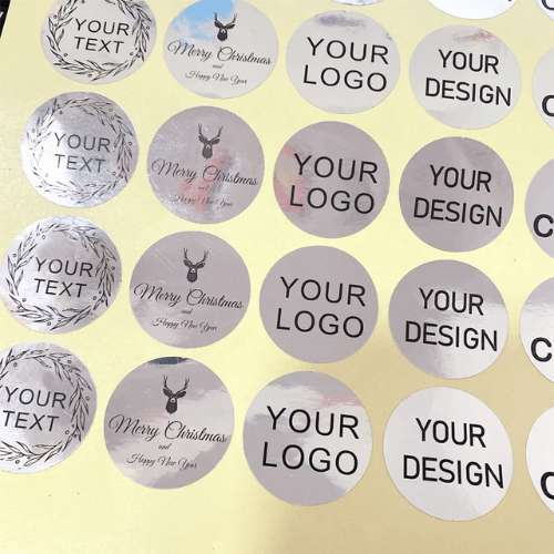 Affordable Silver Round Stickers Best4U Labels and Packaging