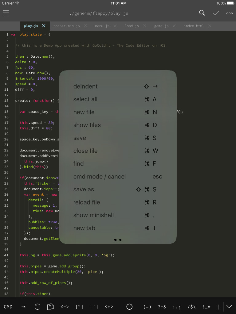 GoCoEdit Code & Text Editor iPhone App Review GoCoEdit Code & Text Editor iPhone App Review